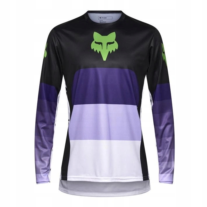 Cyklistický dres Fox Ranger S Dlouhým Rukávem Grid Black černý