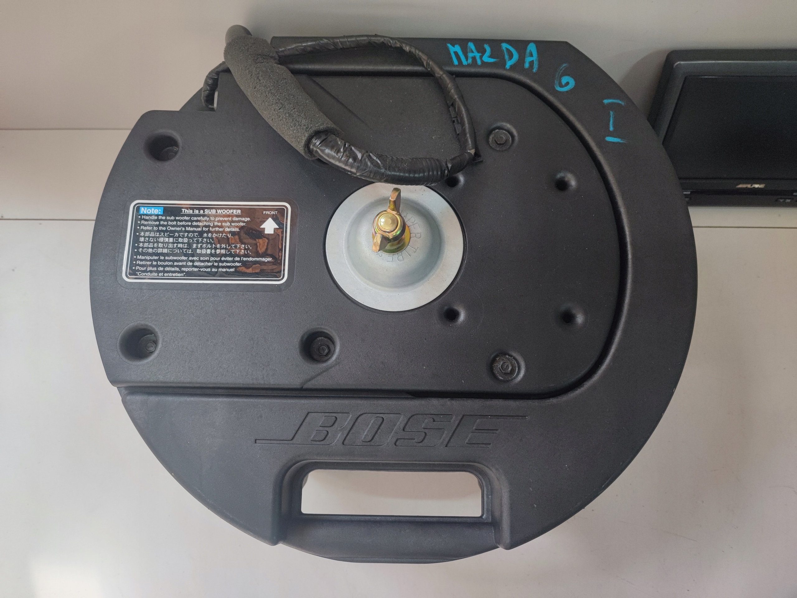 считыватель навигации Alpine усилитель БЛОК УПРАВЛЕНИЯ mazda 6 и