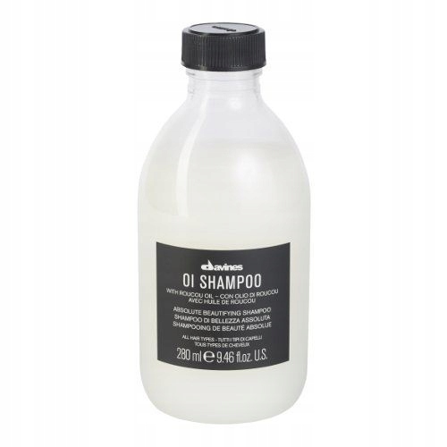 Davines Oi Szampon Oczyszczający Włosy Nadaje Jedwabistą Miękkość I Blask