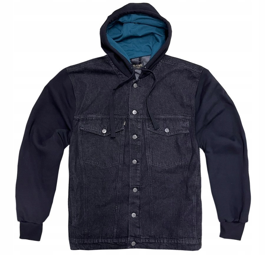 Velká bunda Viking Jeans Černá 5XL obvod 148 cm
