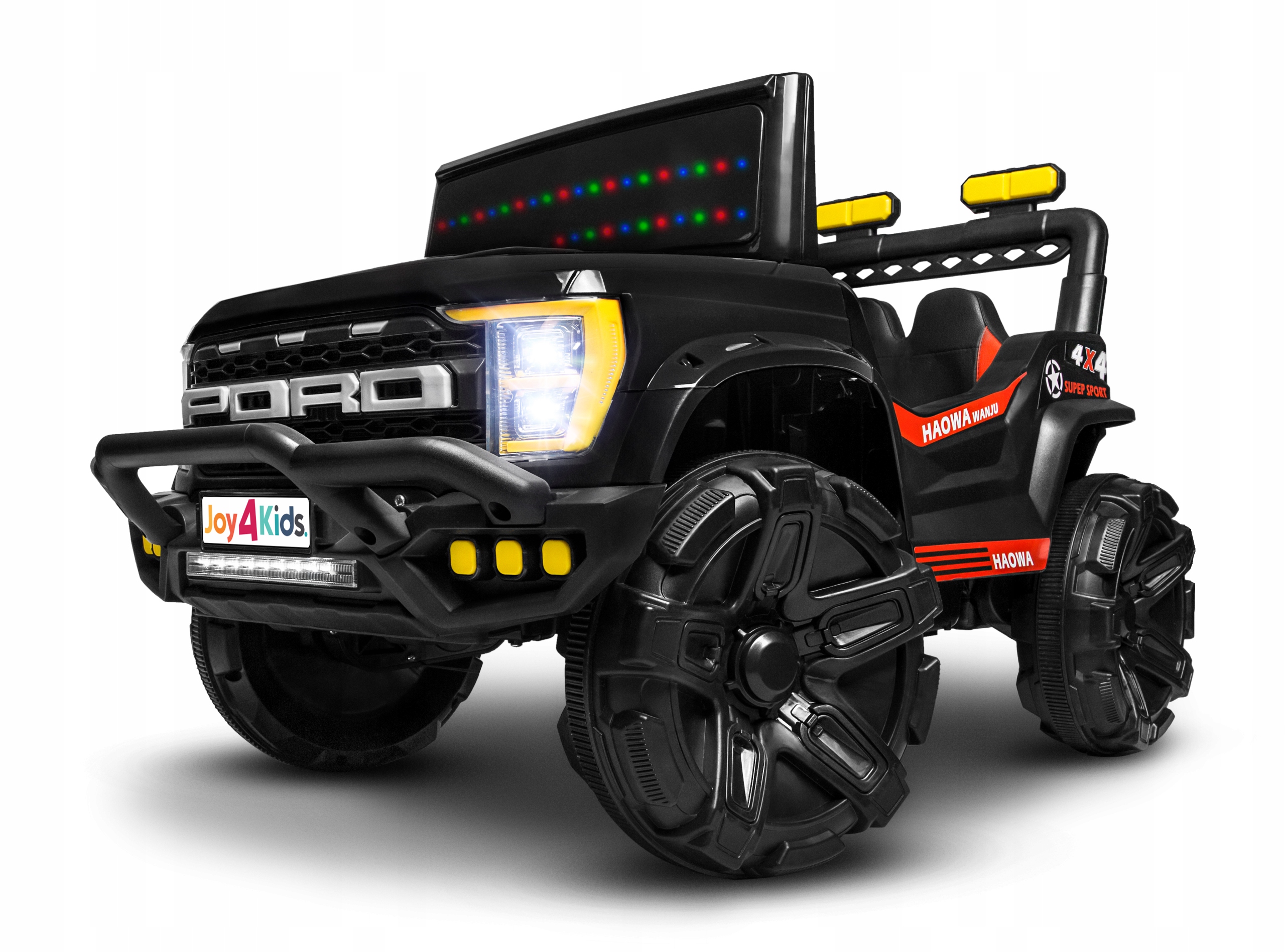 Mocny Utv Quad 4X4 na akumulator LED-y Pilot szeroka kanapa skóra