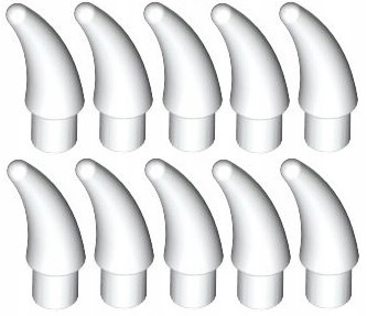 

Lego Kolec/Róg/Kieł Biały (53451/6270106) x10