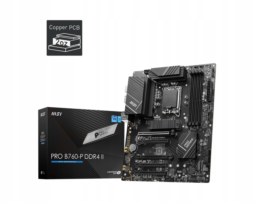Płyta główna Pro B760-P DDR4 II s1700 4DDR4 Dp