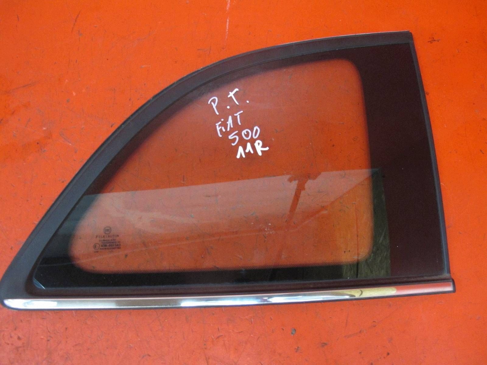 FIAT 500 07- window bodywork right rear part rear 2011 ROK
