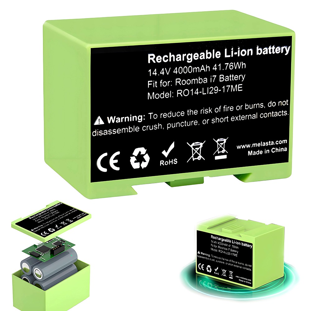 Baterie pro iRobot Roomba i7 i3 i4 e5 e6 2900mAh 14.4V Li-ion