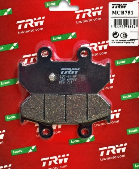 

Klocki Ham Tył Trw Suzuki AN400 Burgman Abs 09-17