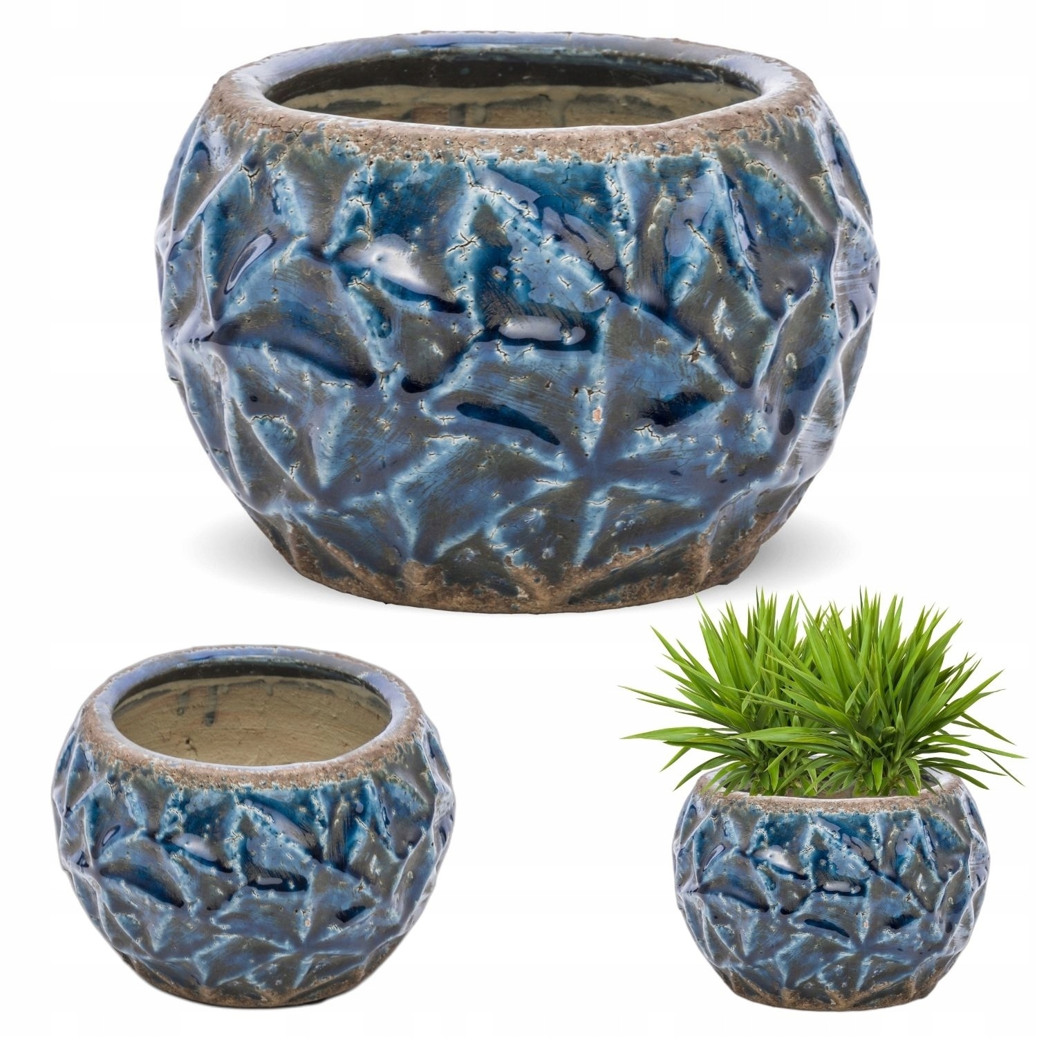 

Ceramiczna osłonka na doniczkę do domu ogrodu Ø17