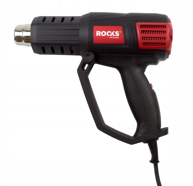 Rooksová Teplovzdušná Pištoľ S Nastaviteľnou Teplotou Profi, 50-600 °C, 2000 W