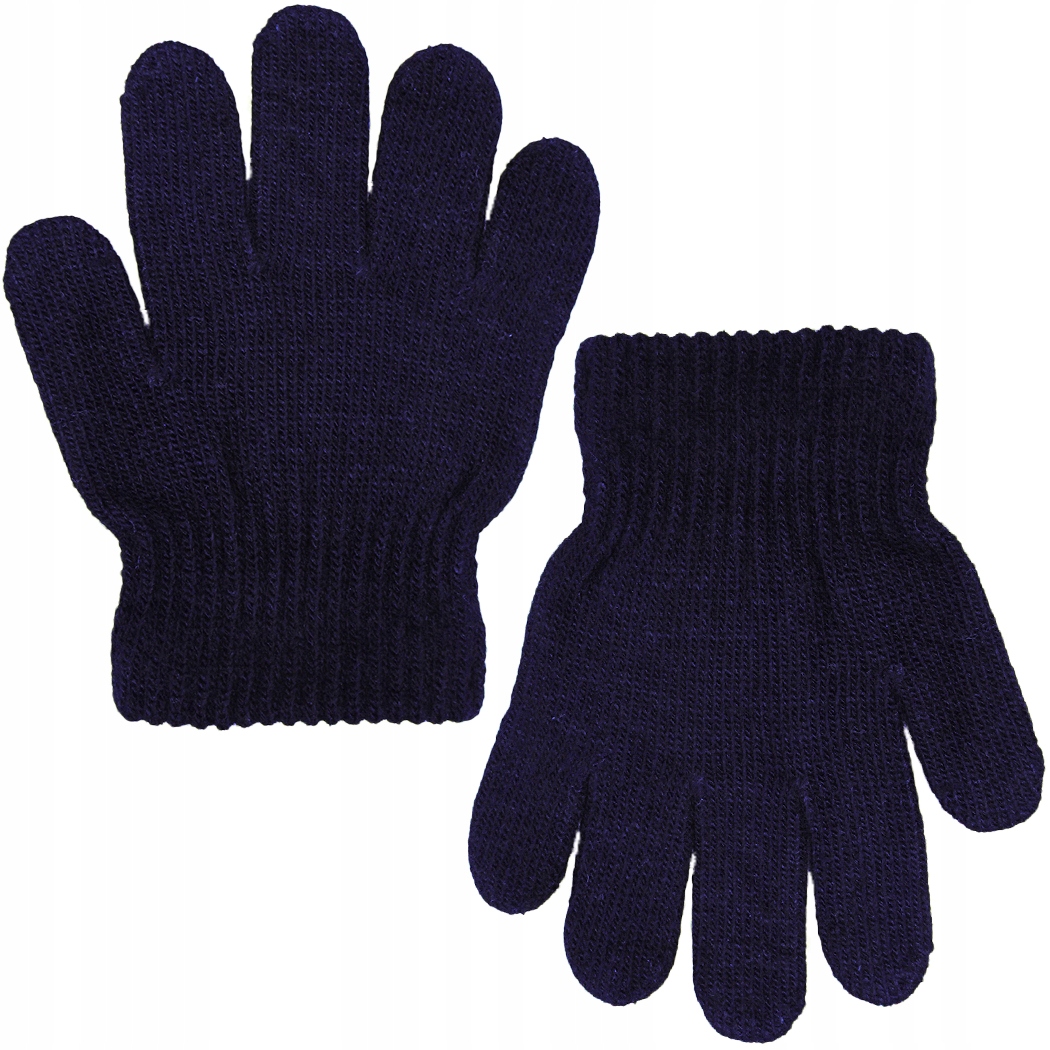 

Rękawiczki 5P granat gładkie dziecięce 18cm r9/13l