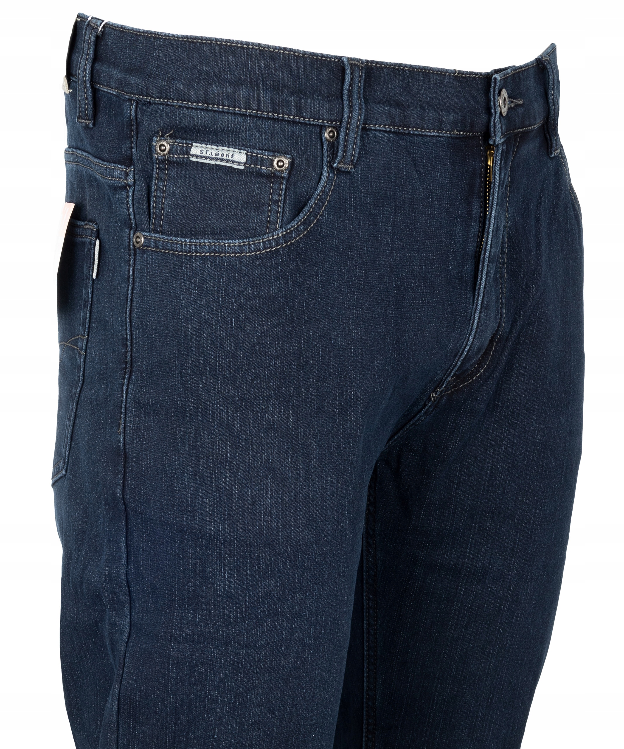 Spodnie ocieplane polarem jeansy W39 dżinsy ELASTYCZNE Rozmiar 39