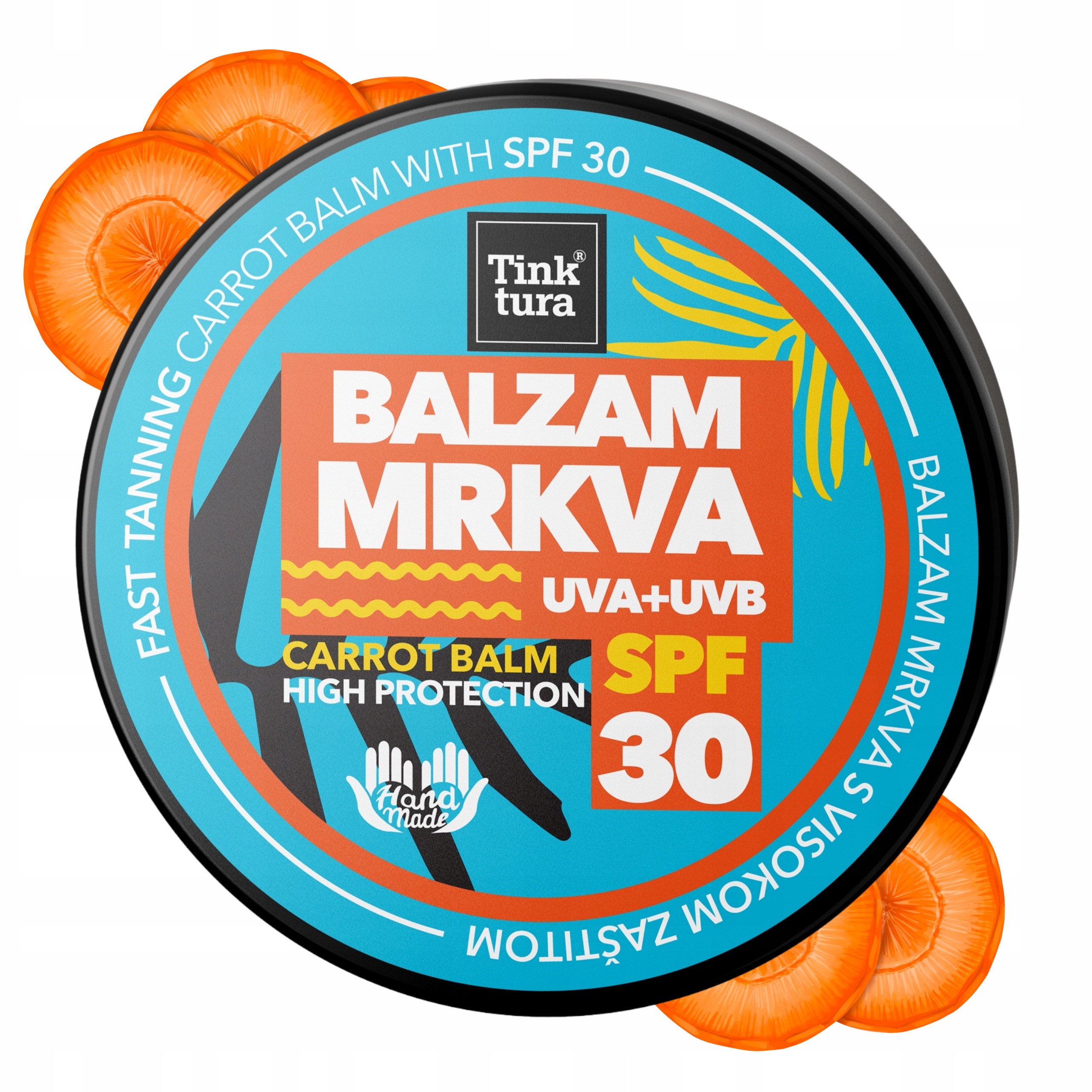 Balzám na opalování z Chorvatska Tinktura Mrkva SPF30 Carrot 100 ml 04.2027