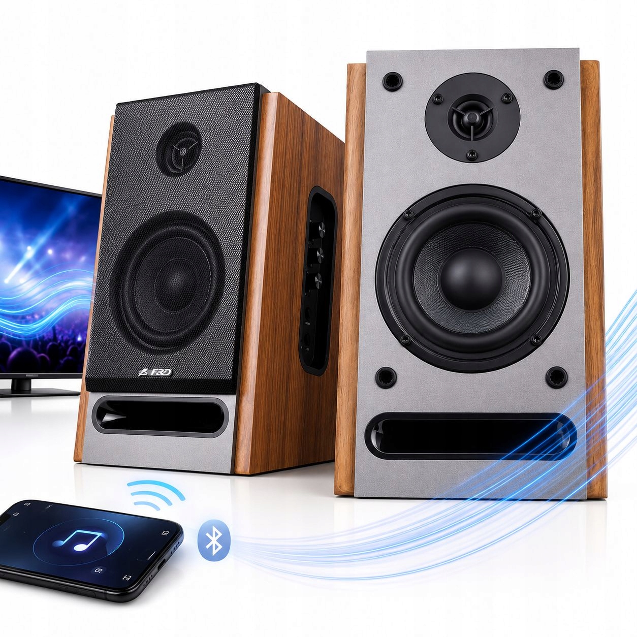 Fenda R27BT Bluetooth 5.0, Optyk reproduktory 50W 2.0, pre počítač a televízor