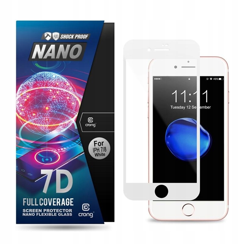 

Crong 7D Nano Flexible Glass - Szkło hybrydowe 9H