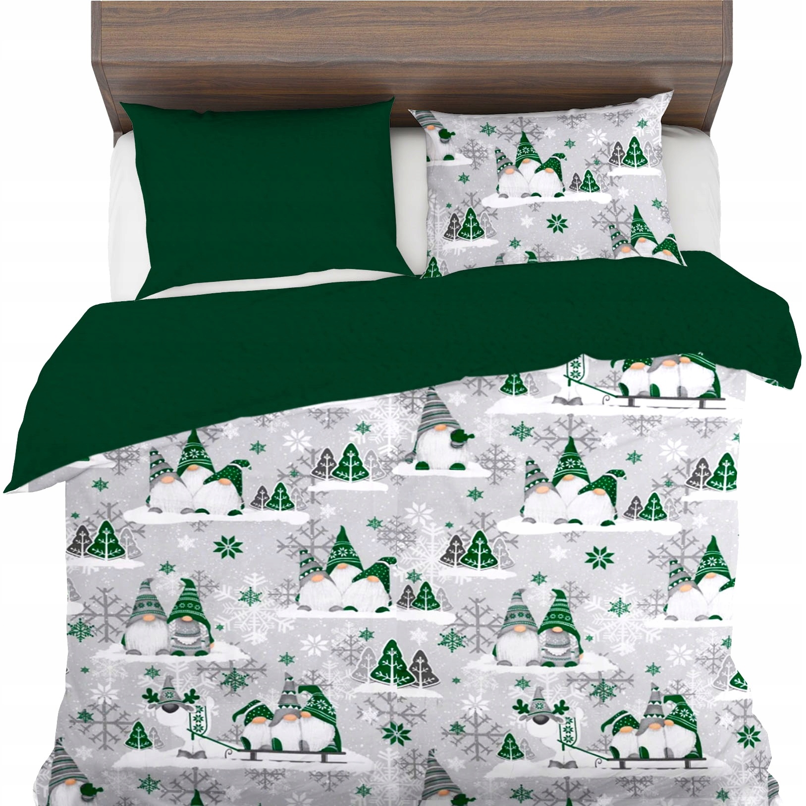Izolované Povlečení 140x200+1x70x80 Fleece Bavlna Teplý zimní Dárek
