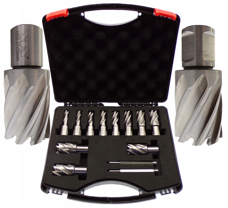 Zestaw Wierteł Rurowych Trepanacyjnych Koronowych 12 27mm Wiertło Rurowe