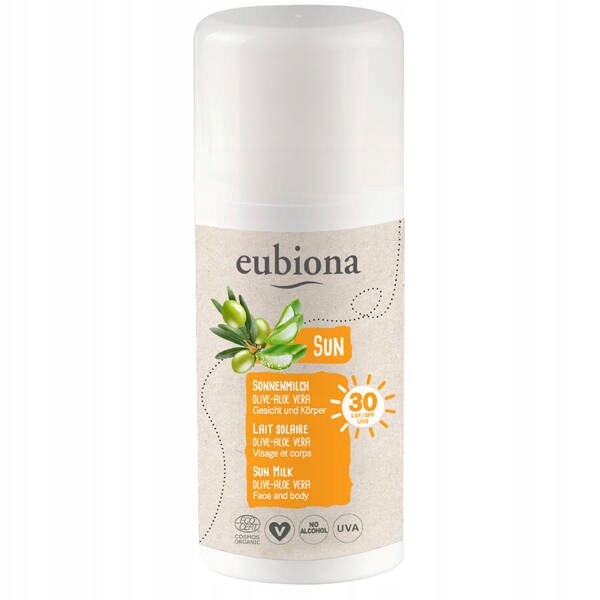 Eubiona Sluneční mléko s olivovým olejem a aloe vera Spf 30