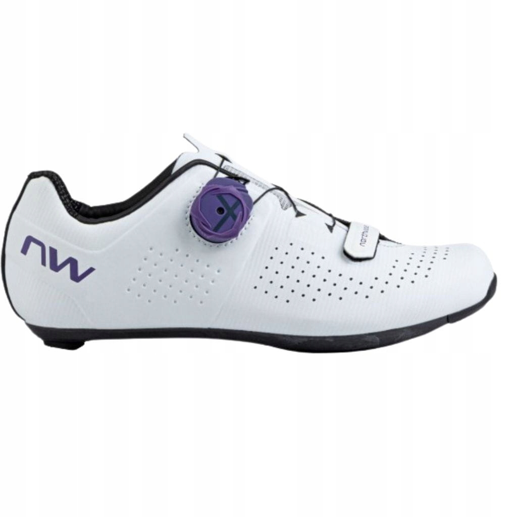 Dámské cyklistické boty Northwave Storm Carbon white/dark purple 38.0