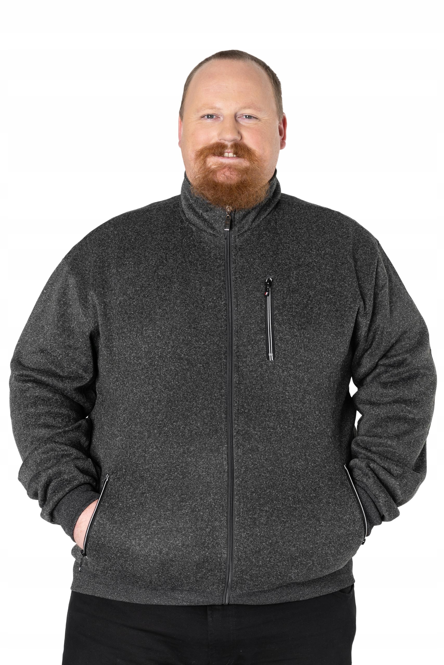 

Duża Bluza Dresowa Męska Rozsuwana 2903-02 r 9XL