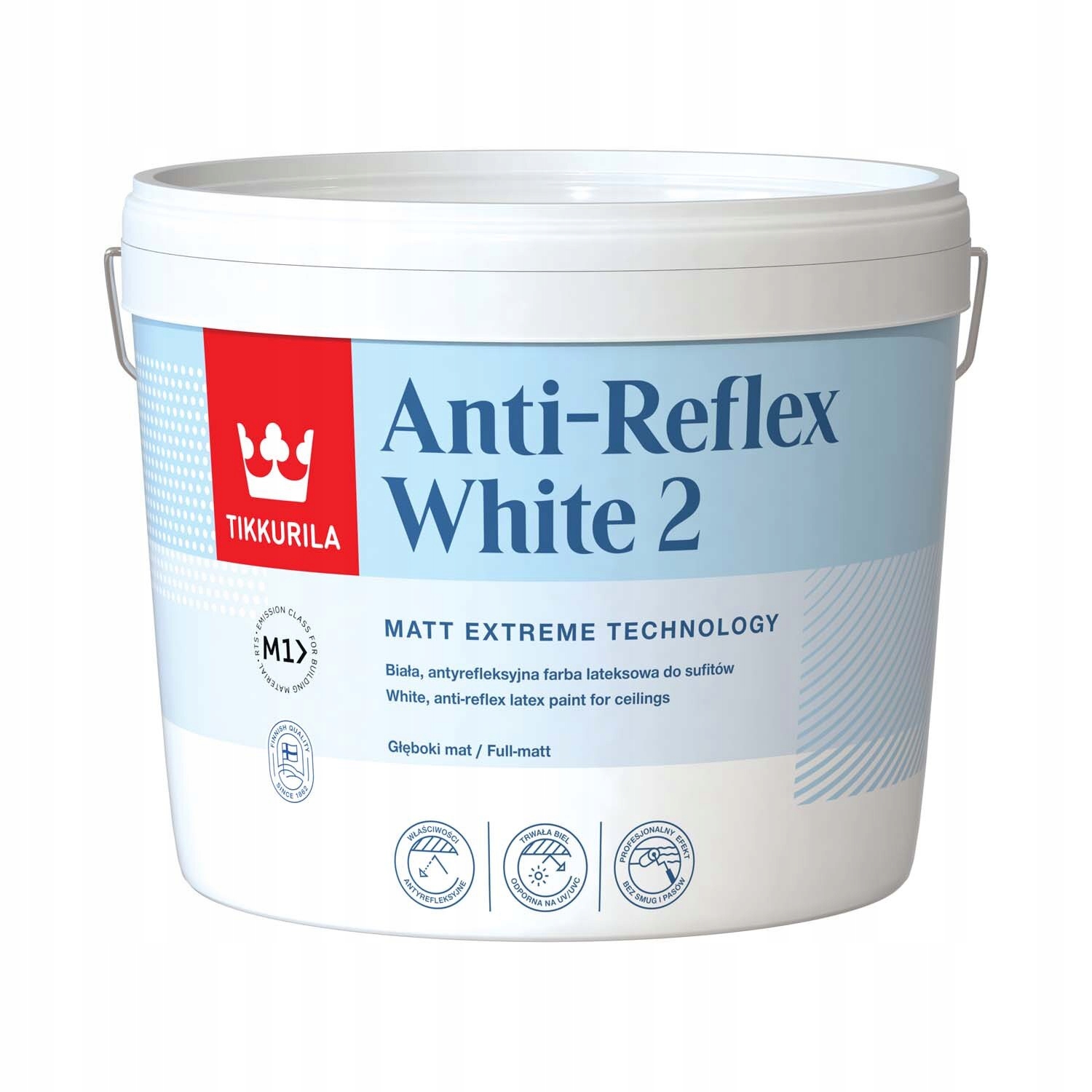 

Tikkurila Anti-Reflex white 10l Głęgoki matt