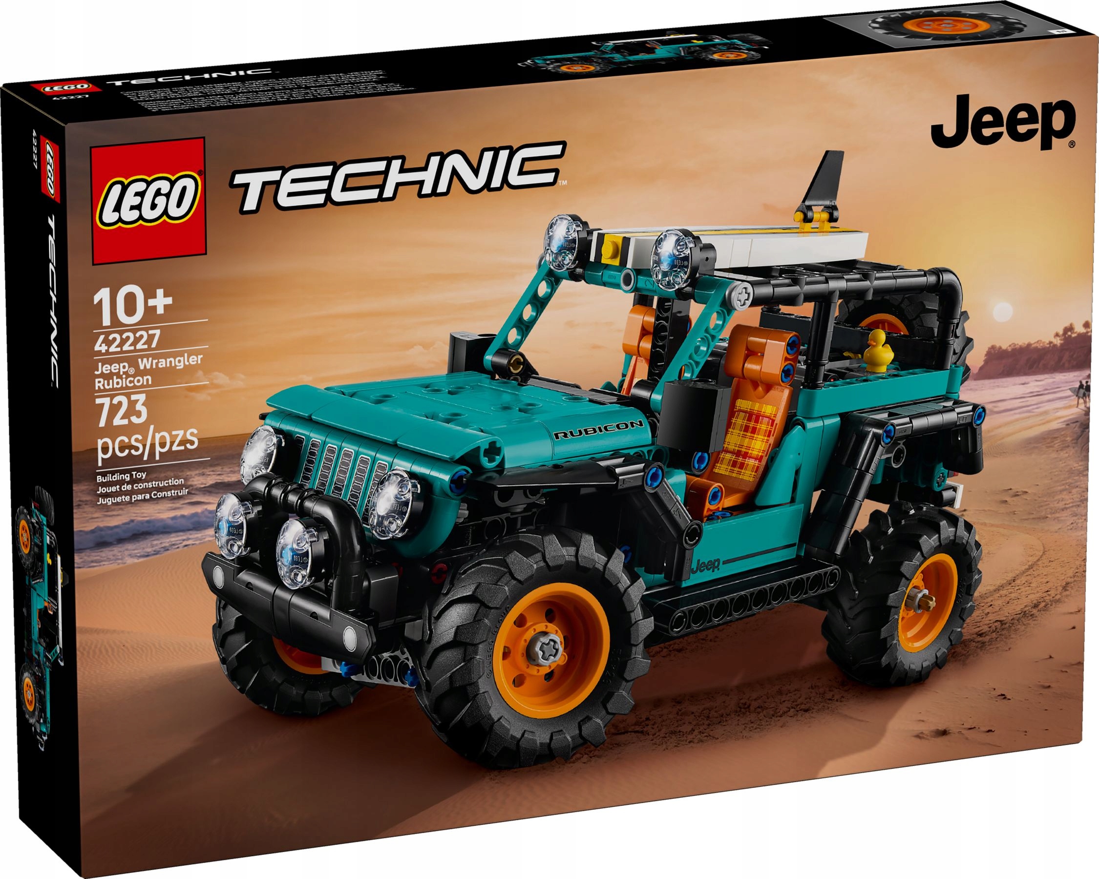 Lego Technic 42227 Suv Jeep Wrangler Rubicon