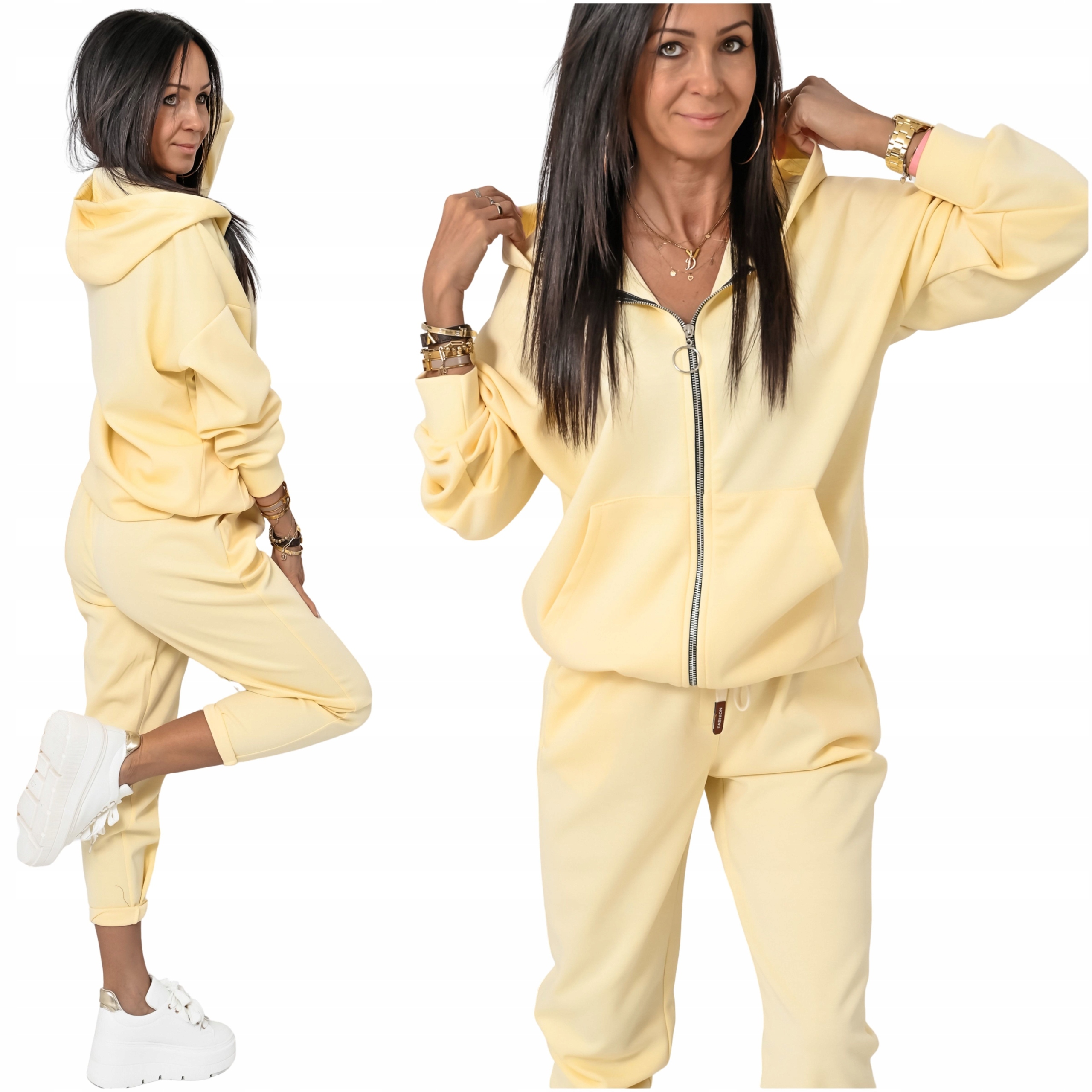 Komplet Dresowy Z Rozsuwaną Bluzą Olive! WZ.1