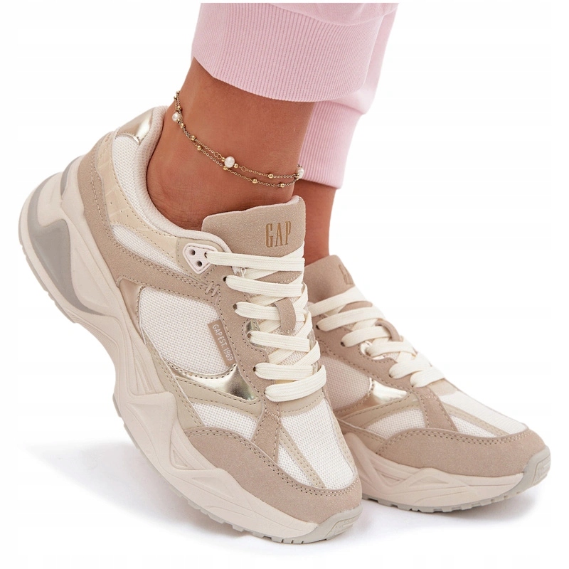 Dámské Tenisky Na Platformě Gap Marathon GPW6154923895 Béžové 40