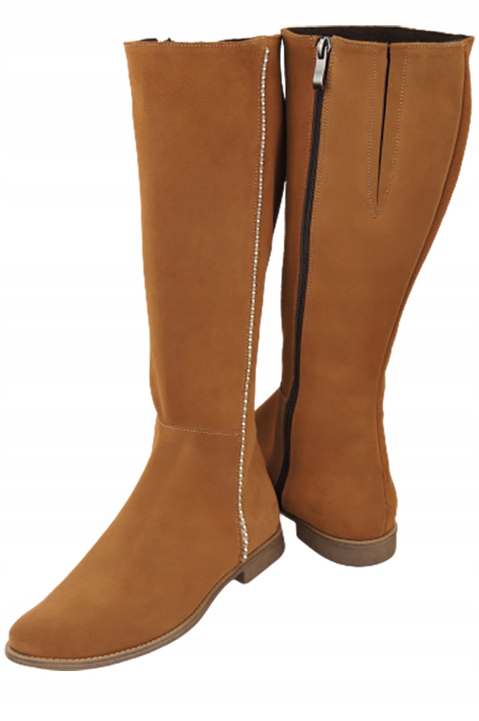 Kozaki Damskie skóra naturalna 153 ElitaBut Rozmiar 40