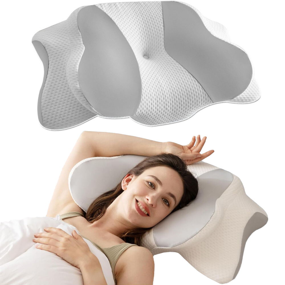 Ortopedický Polštář Ergonomická S Paměťovou Pěnou Profilovanou Pod Krkem