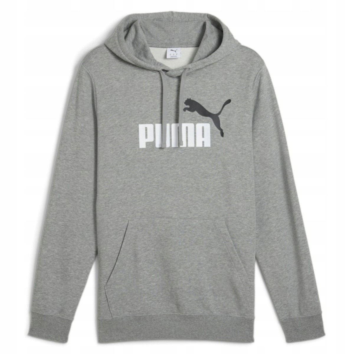 Pánská mikina Puma 68471203 Ess 2 Color NO.1 Logo Šedá XXL