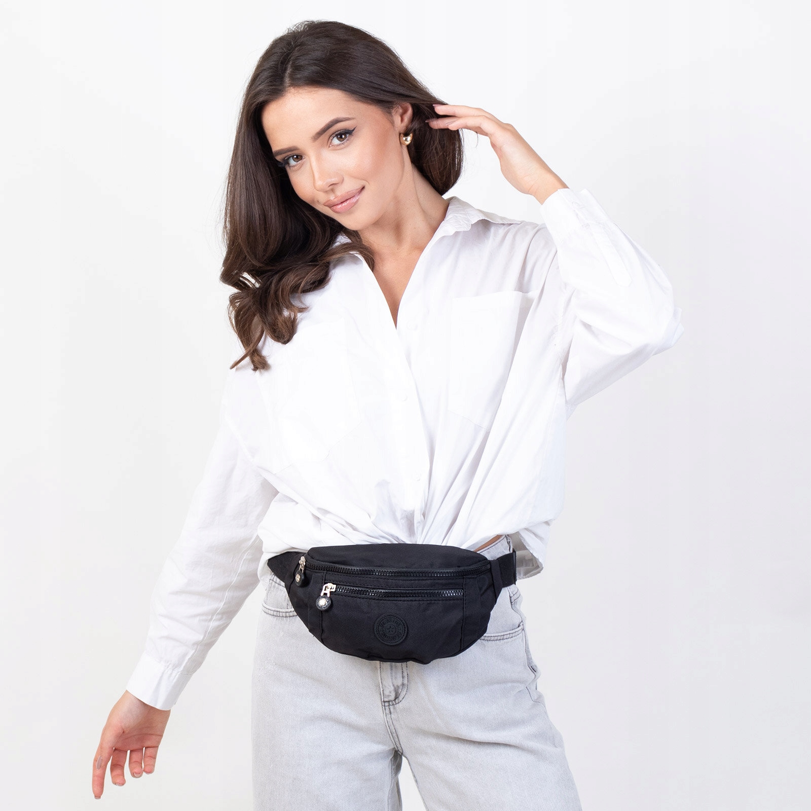 Torba mała SASZETKA nerka MĘSKA damska BIODRÓWKA Model 41827