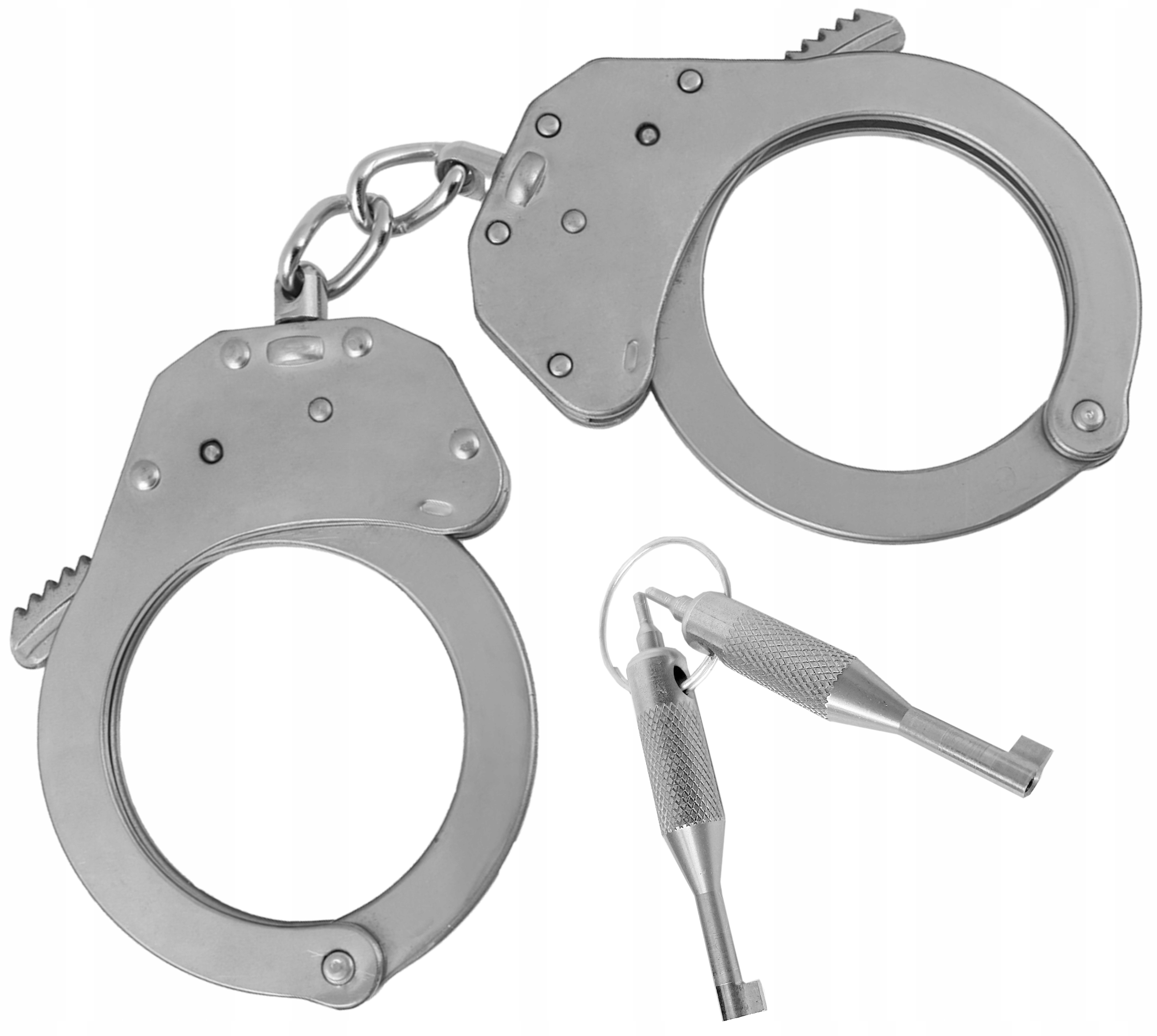 Řetízkové pouta na ruce Kel-met Nerezová Ocel Policejní pouta