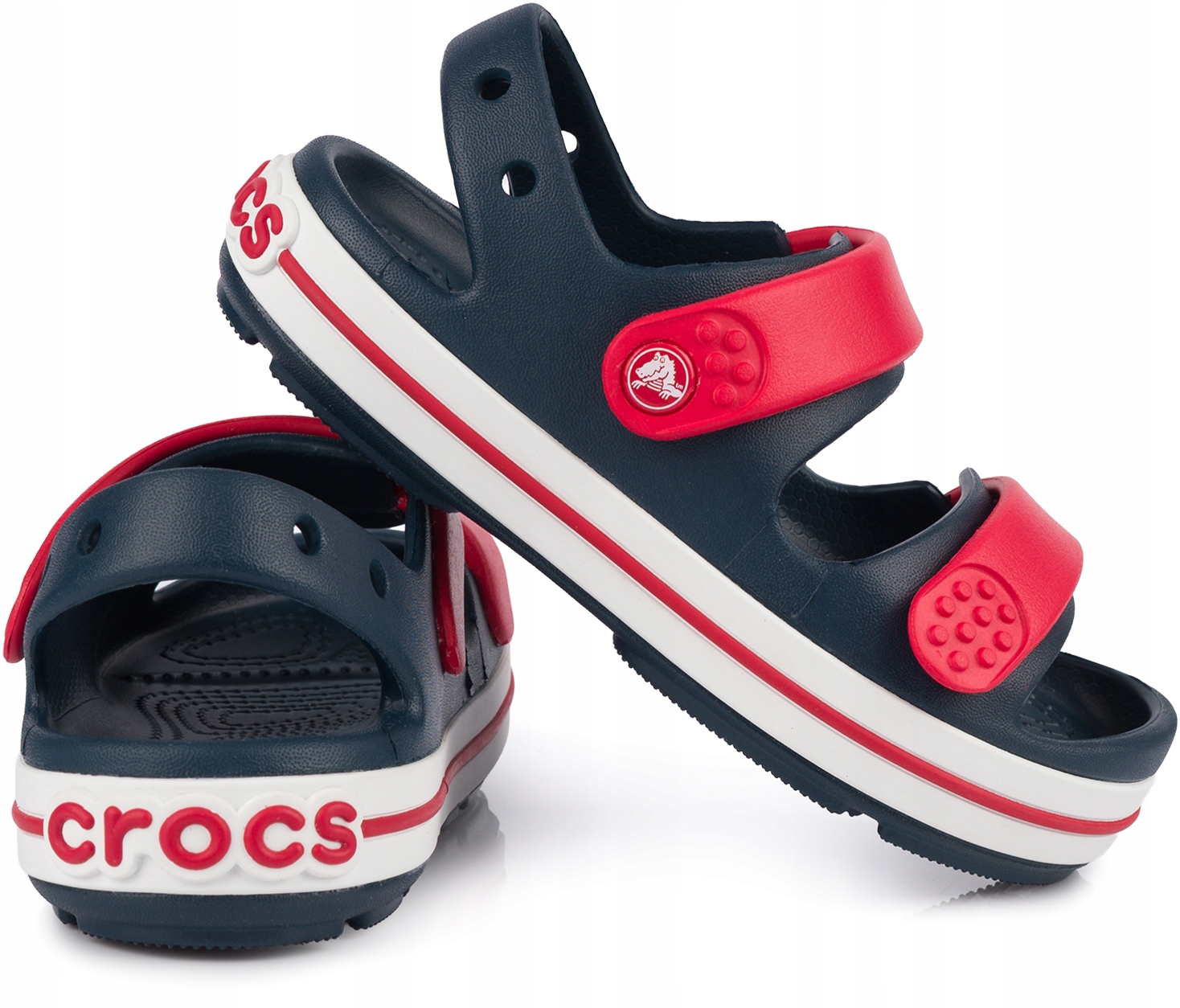 Sandały sandałki dziecięce Crocs kroksy na rzepy chłopięce dziewczęce 32/33