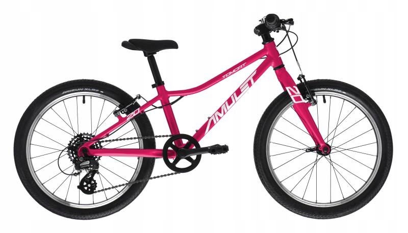 Rower dziecięcy Amulet Tomcat koło 20 " różowy 2025 złożony
