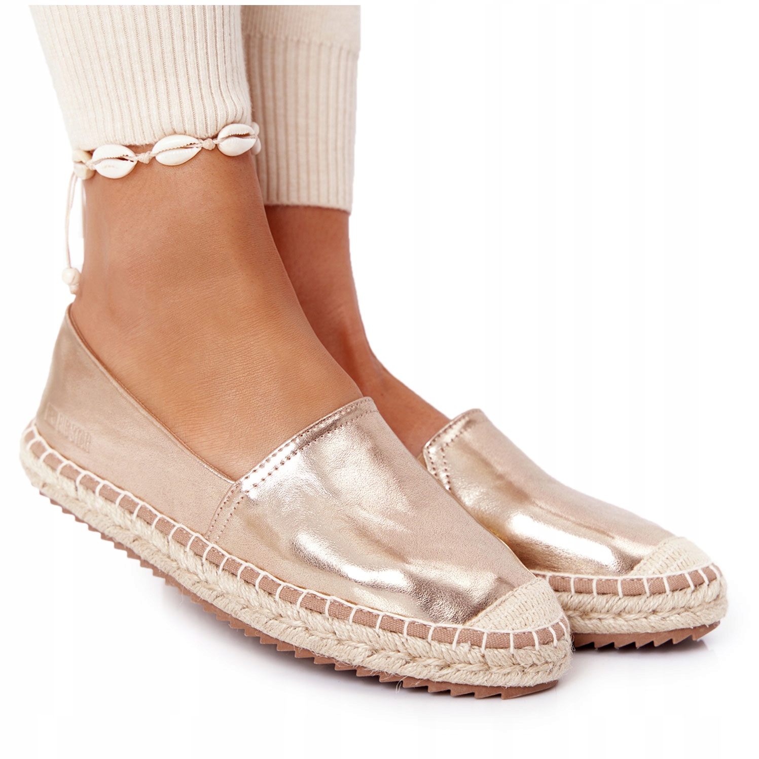 

Espadryle Big Star Plecionka HH274503 Złote 37