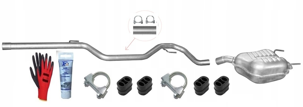 Fiat Croma 1.9 Jtd 85-88-100-110 kW (2005-2011) Kombi Trubka TLUMIČ+bonus