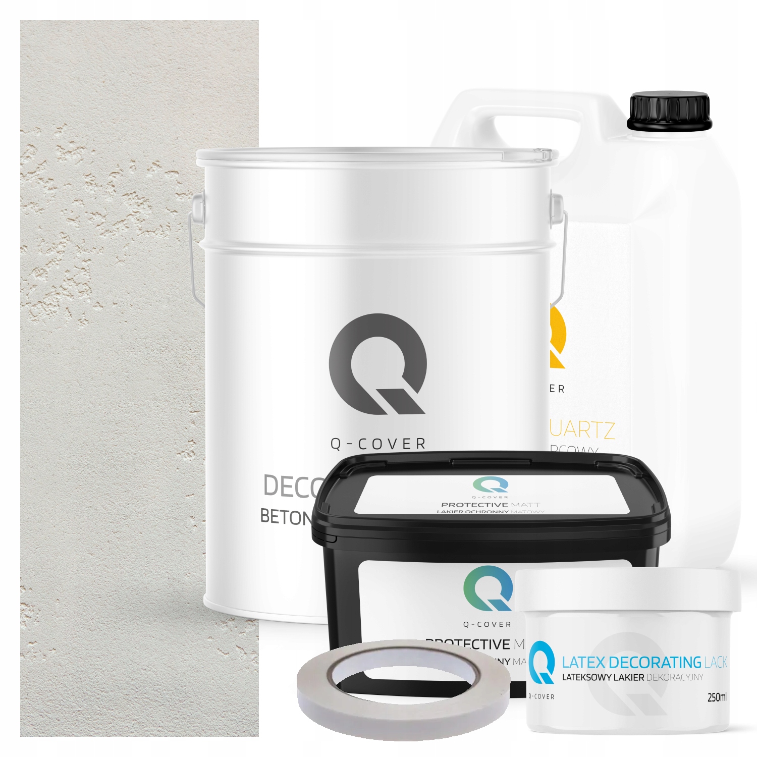 Architektonický Venkovní Beton Set Bílý F101 19kg Komplet 10m2