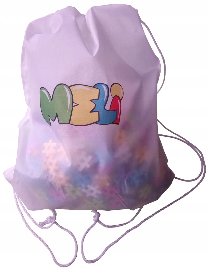 

Worek Plecak ze sznurkami na Klocki Meli