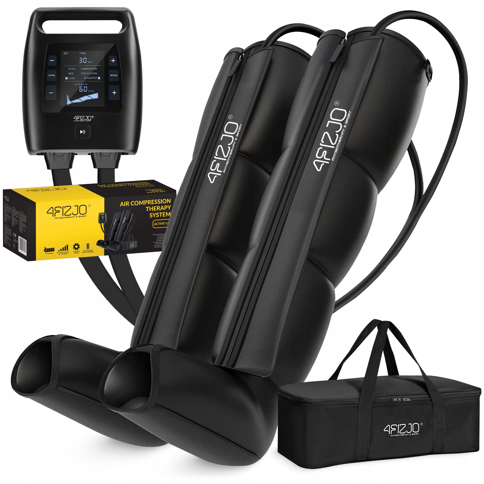 Urządzenie Do Drenażu Limfatycznego Masażer Nóg Masaż Uciskowy Presoterapia