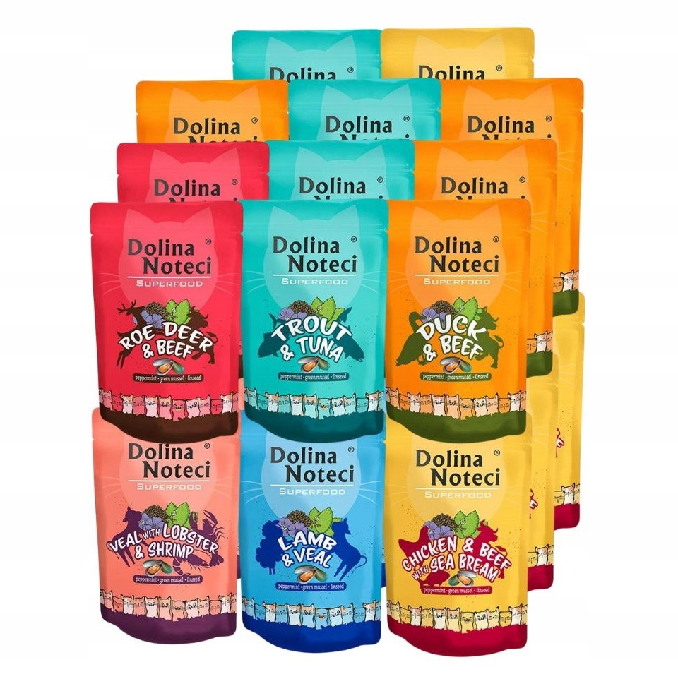 Dolina Noteci Superfood mokra karma dla kota mix smaków 20x85g