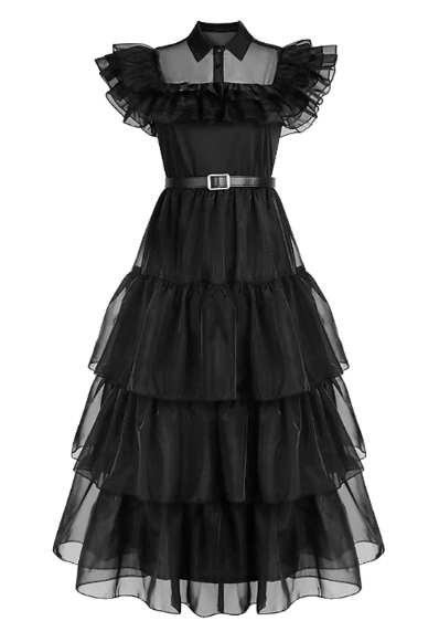 Wednesday Addams Strój Sukienka peruka przebranie Marka inna marka