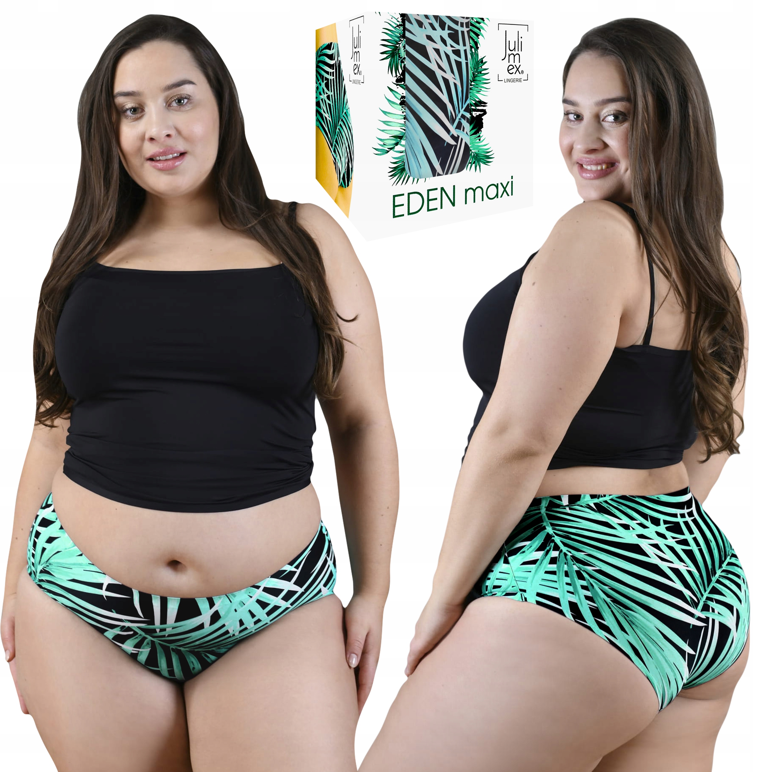 

Wysokie figi majtki damskie Julimex Eden Maxi, S