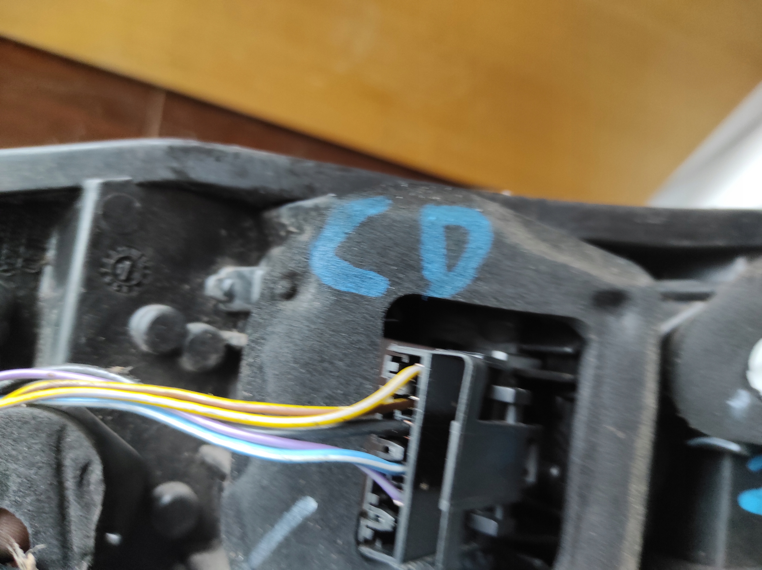 light housing left rear part Opel CORSA D 3D 89037853A