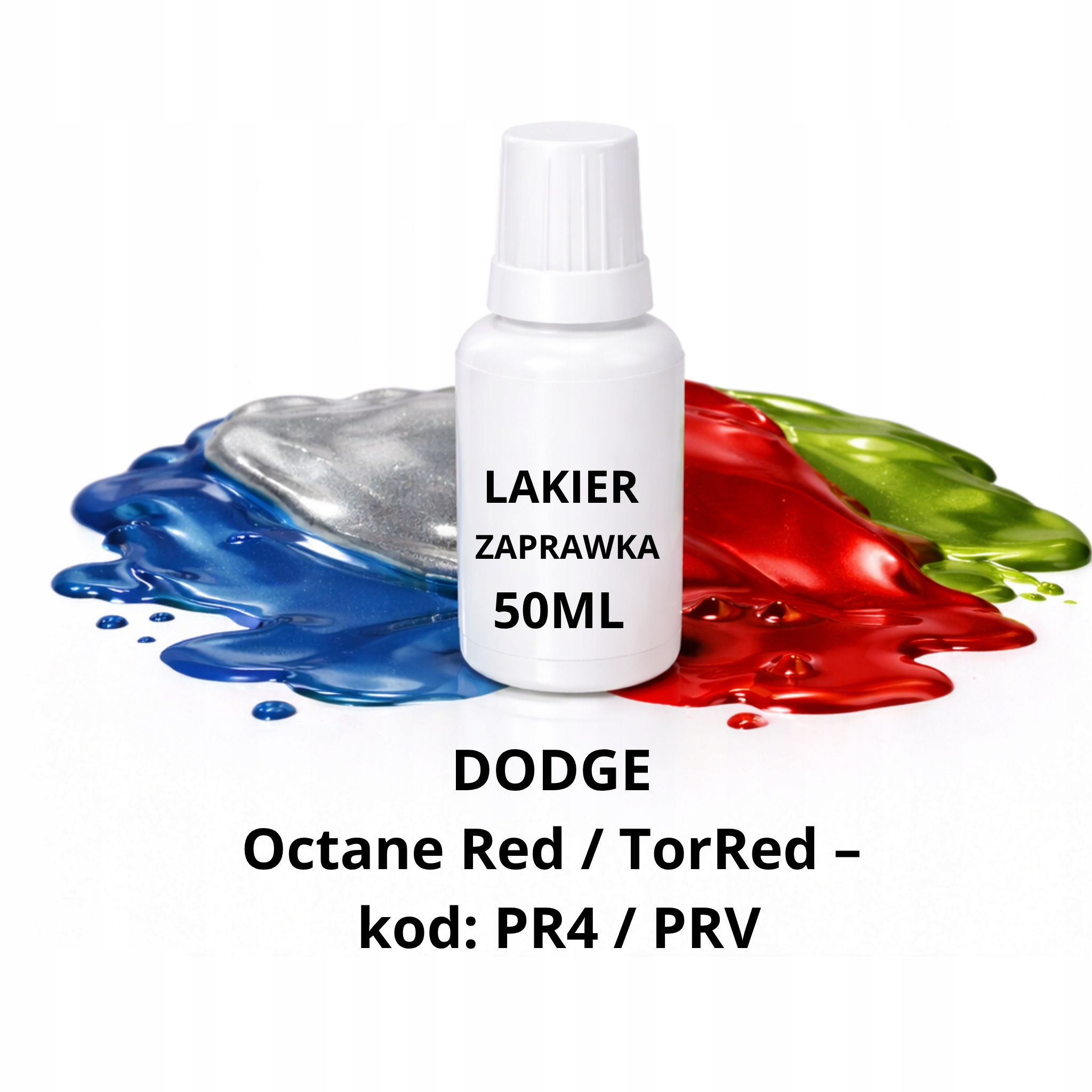 Lakier bazowy zaprawka Dodge Octane Red TorRed – kod: PR4 Prv, 50 ml