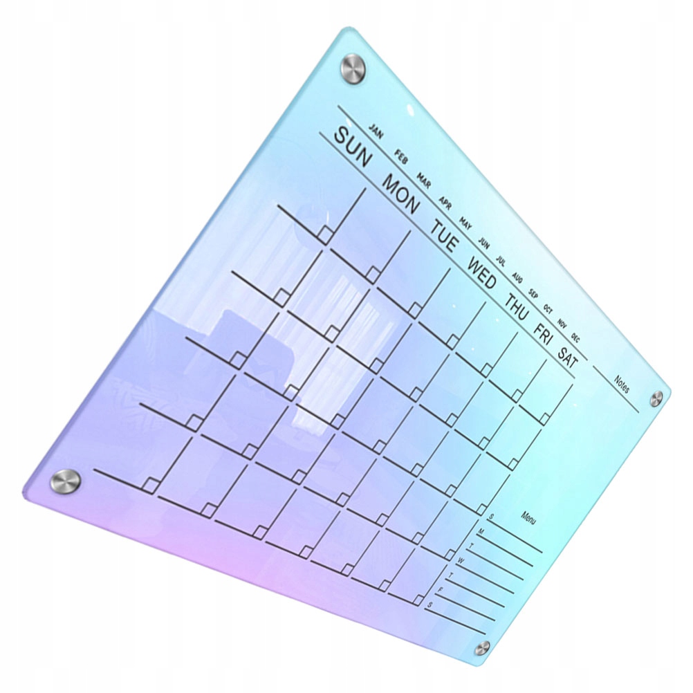 Magnetyczna tablica harmonogramu Rozmiar A4