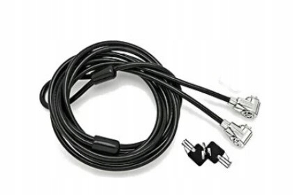 Linka zabezpieczająca blokada DO LAPTOPA NS20T + 2 klucze