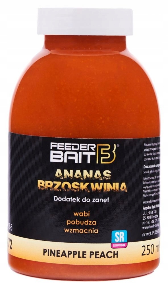 R-72 Brzoskwinia Ananas Feeder Bait Zalewa Dodatek Do Zanęty Pelletu Dip