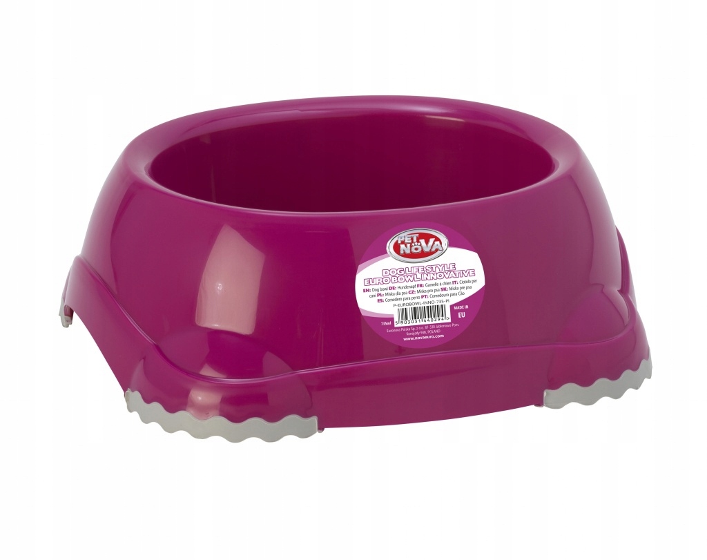 

Pet Nova Miska Różowa dla psa 735ml 735-Pl