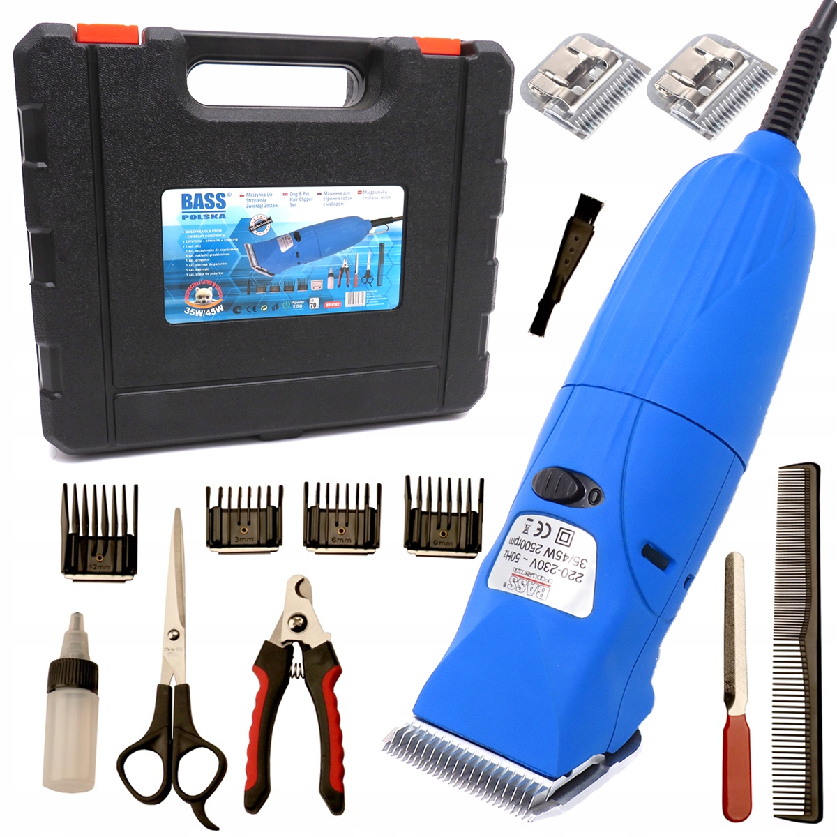 

Bass Maszynka Zestaw Do Strzyżenia Psów Zwierząt