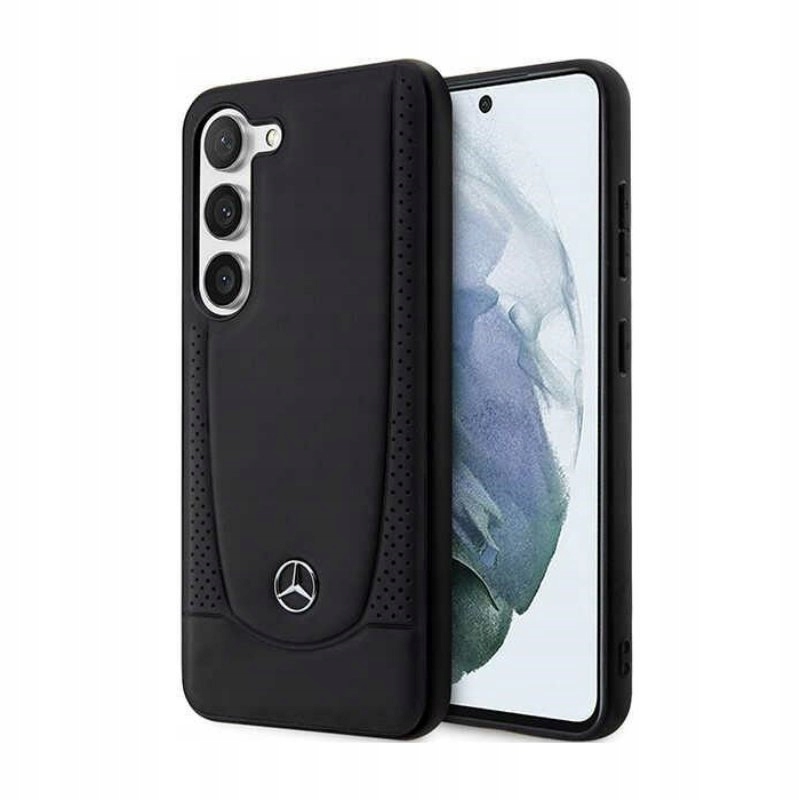 Mercedes Leather Urban Line – Pouzdro pro Samsung Galaxy S23 Fe (černé)
