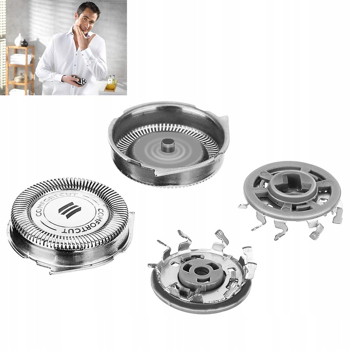 GOLARKA GŁOWICE OSTRZA NOŻE do PHILIPS COMFORTCUT 1000 3000 SH30 SH30/50 Marka Vixen